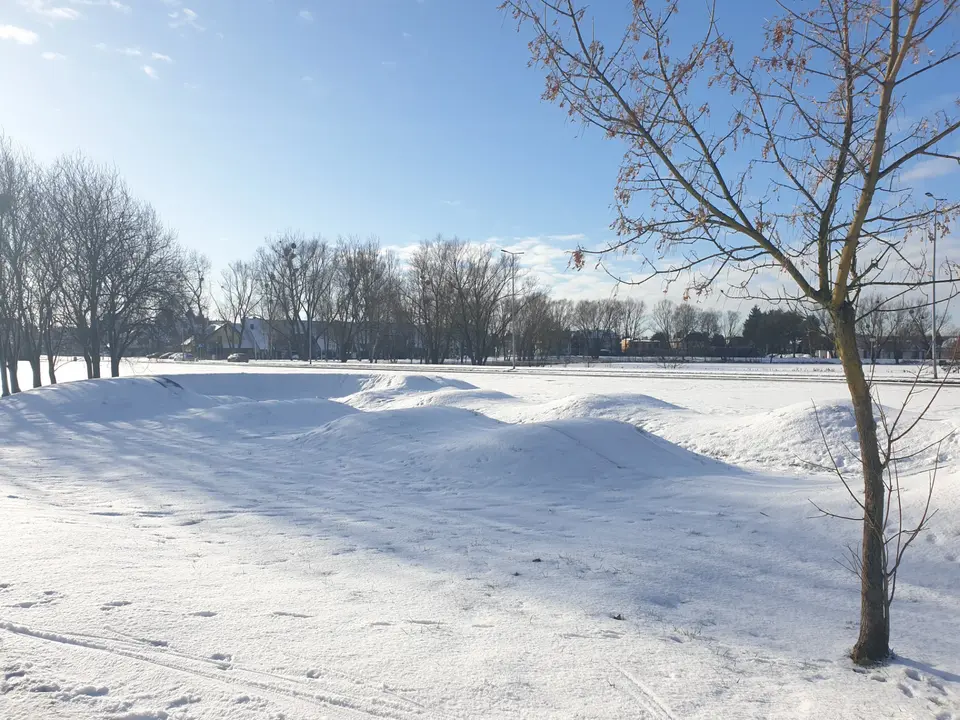 Pumptrack zimą