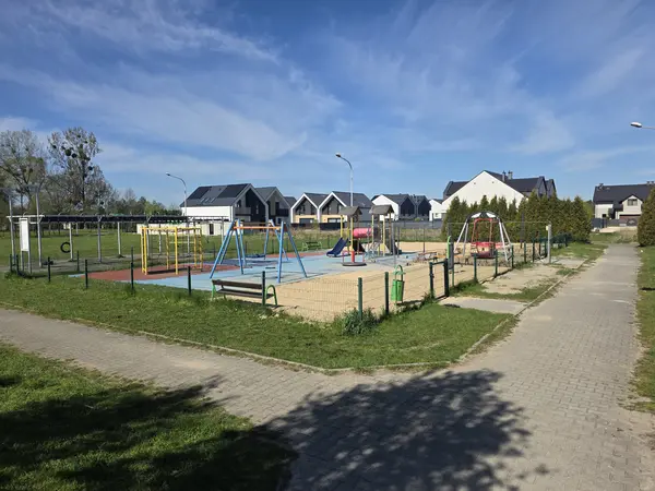Widok placu zabaw