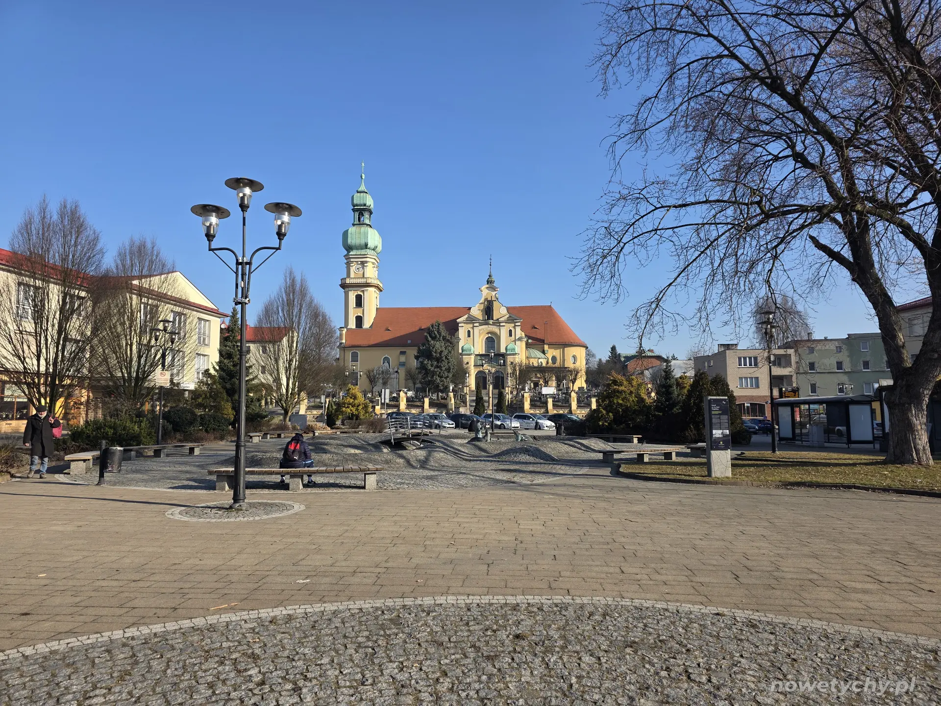 Widok na bazylikę pw. św. Marii Magdaleny