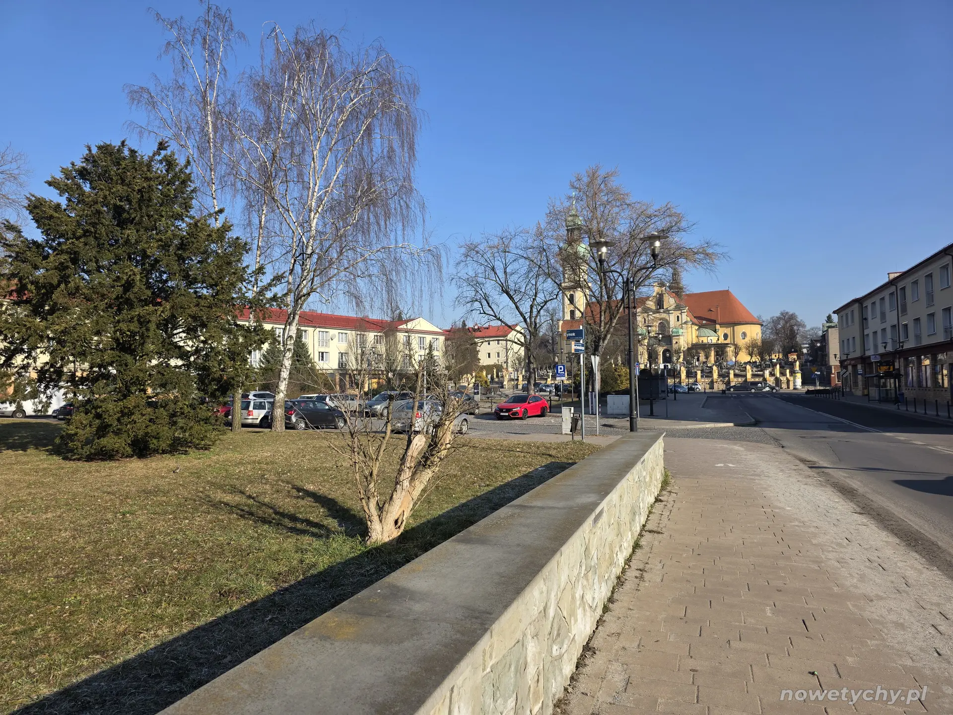 Widok wzdłuż ulicy Bocheńskiego