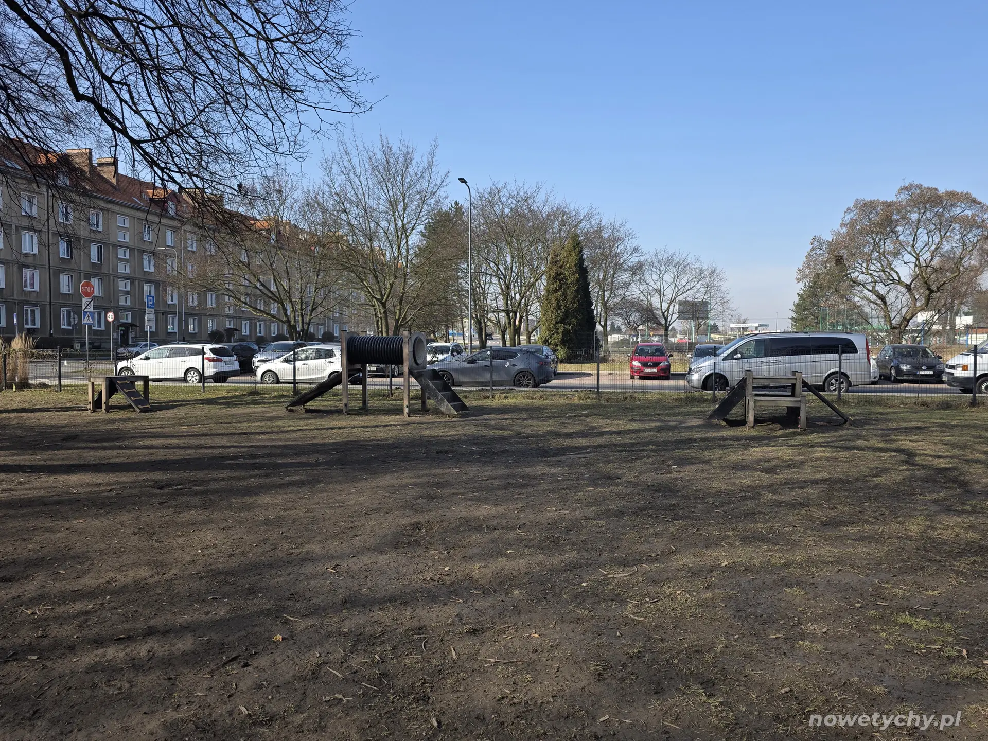 Widok w stronę ulicy Bałuckiego