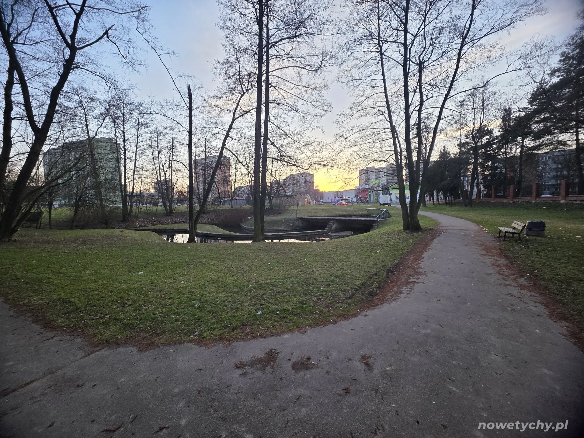 widok w stronę ulicy Wyszyńskiego