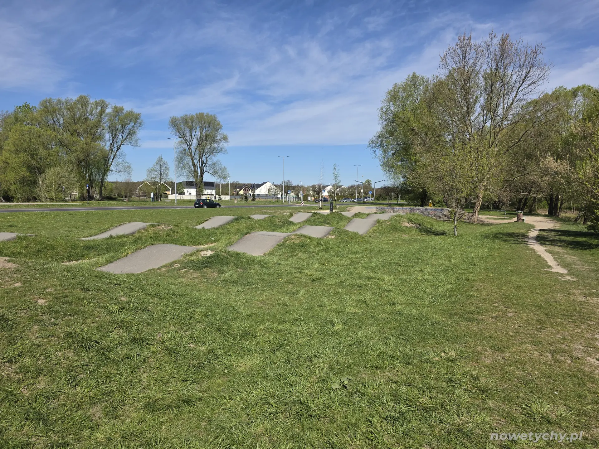Widok trasy pumptracku