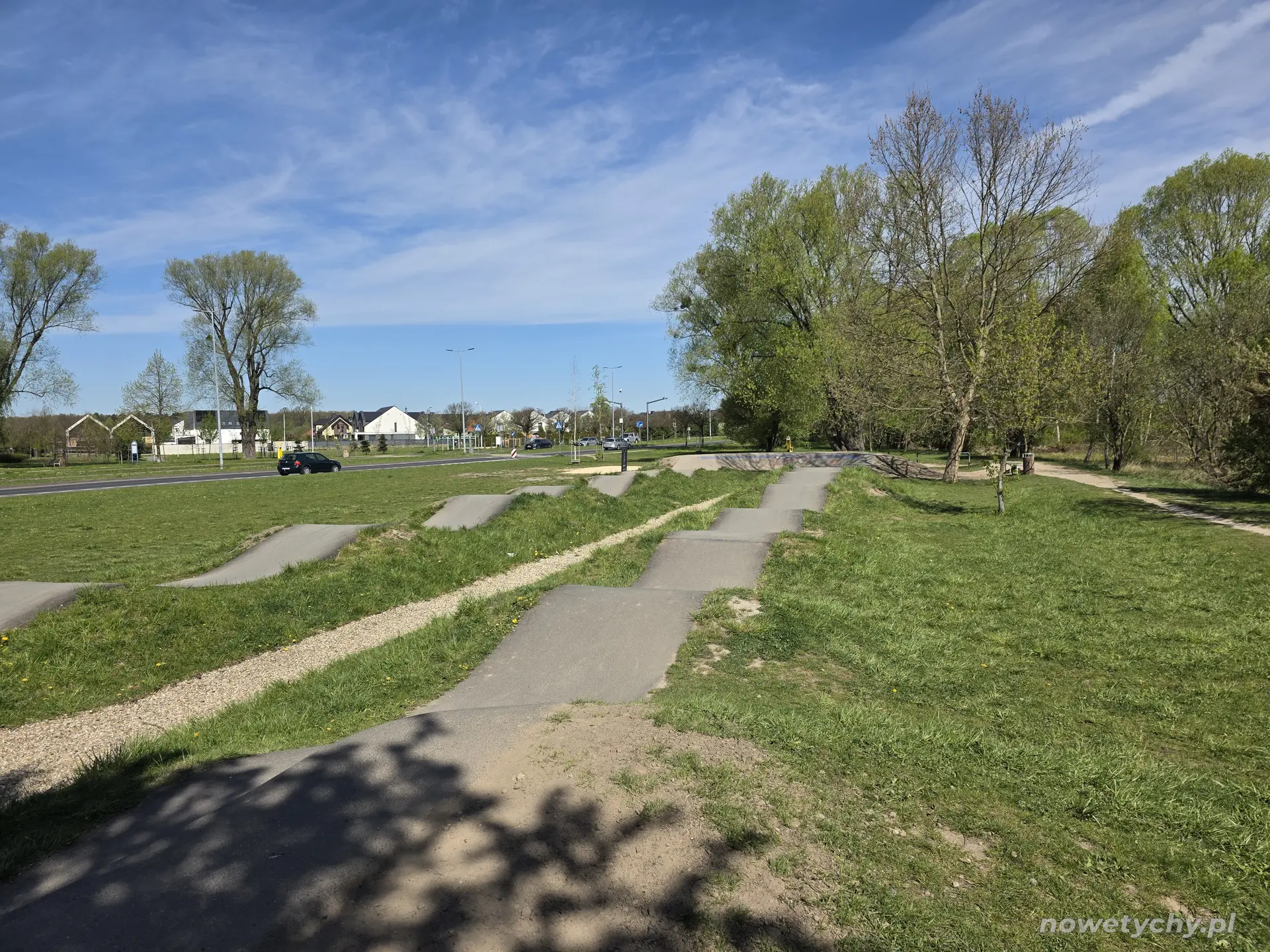 Widok trasy pumptracku