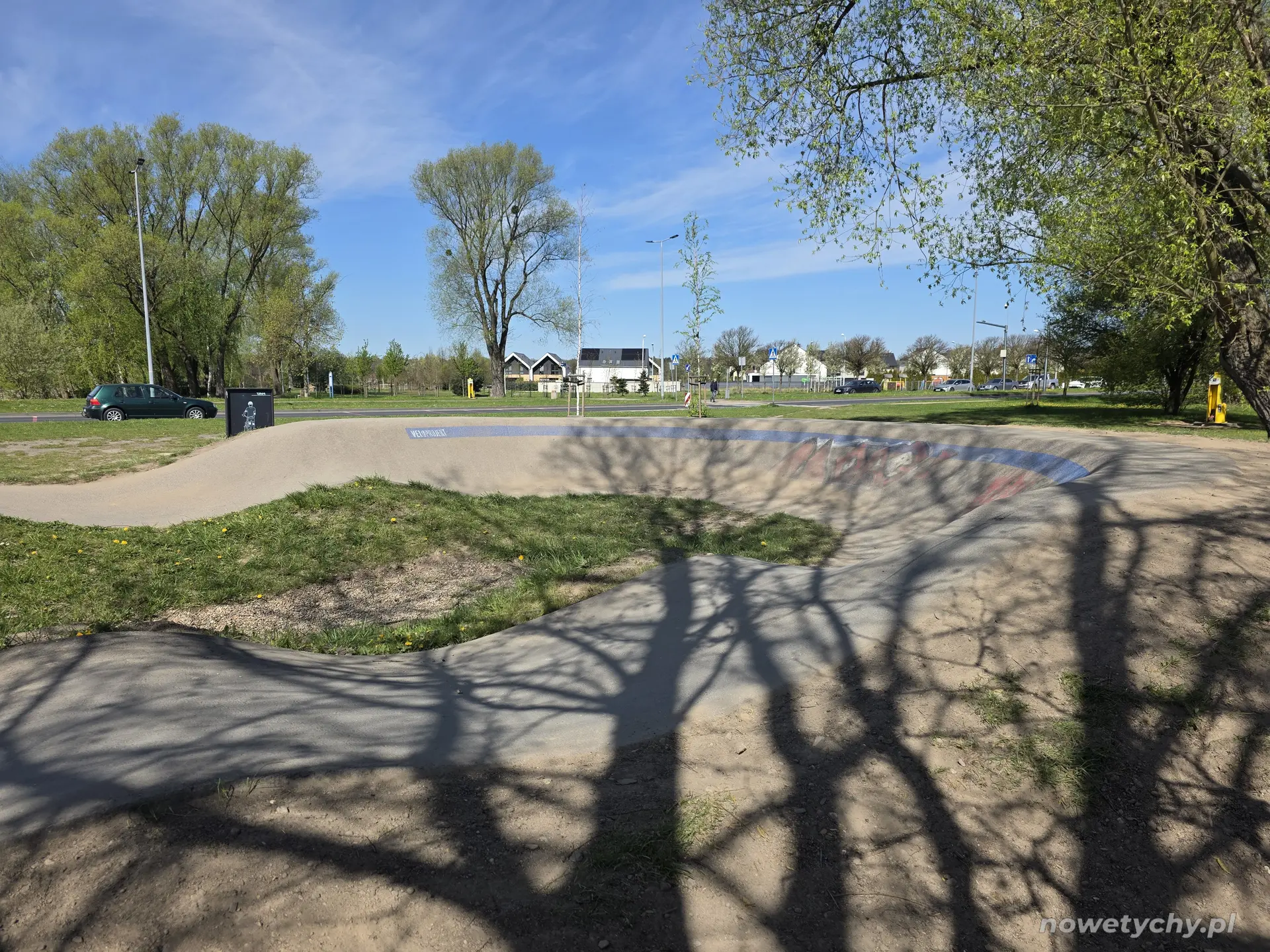 Widok trasy pumptracku