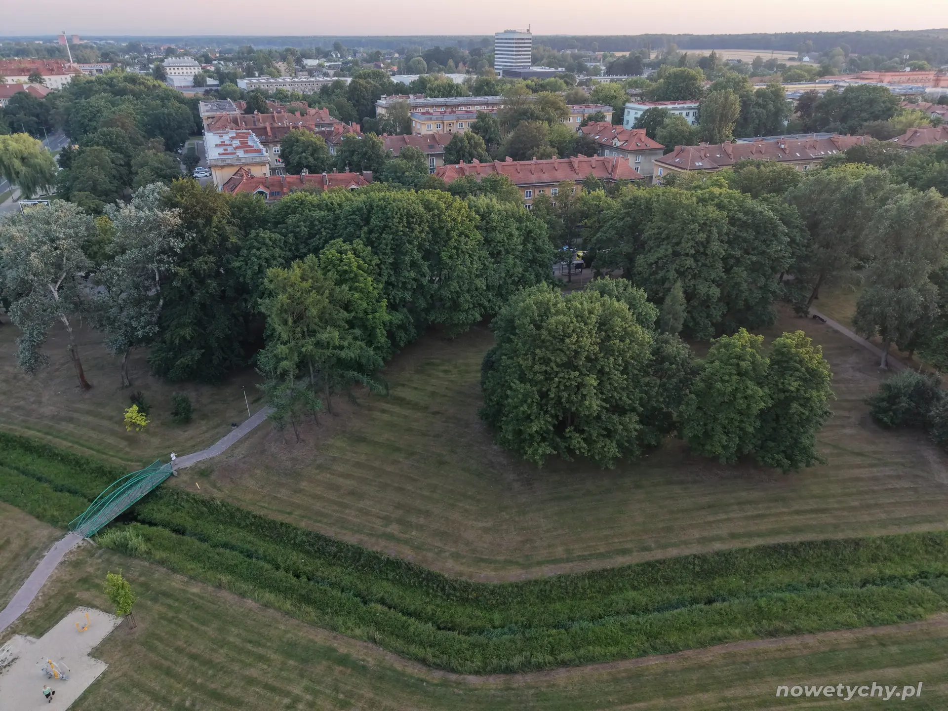 Widok w stronę osiedla A