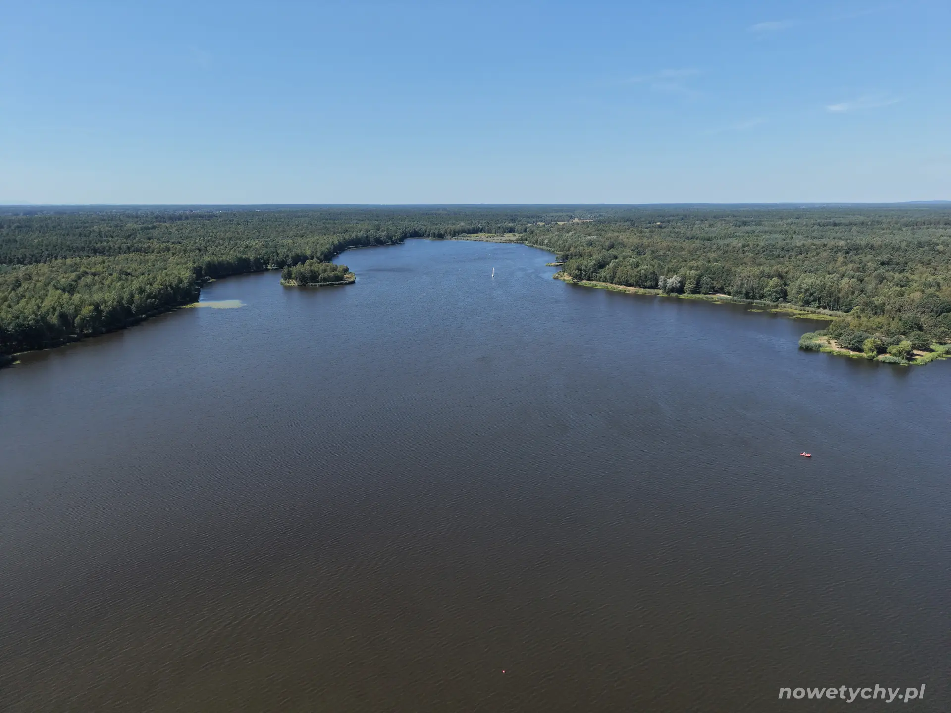 Widok w stronę Kobi&oacute;ra